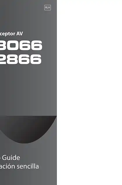 yamaha雅马哈HTR-3066_HTR-2866 Easy Setup Guide